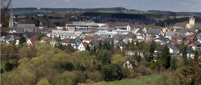 Leben im Landkreis - Blick auf Altenkirchen