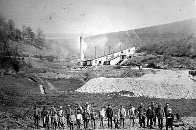 Kobaltaufbereitung im Kunster Tal um 1890