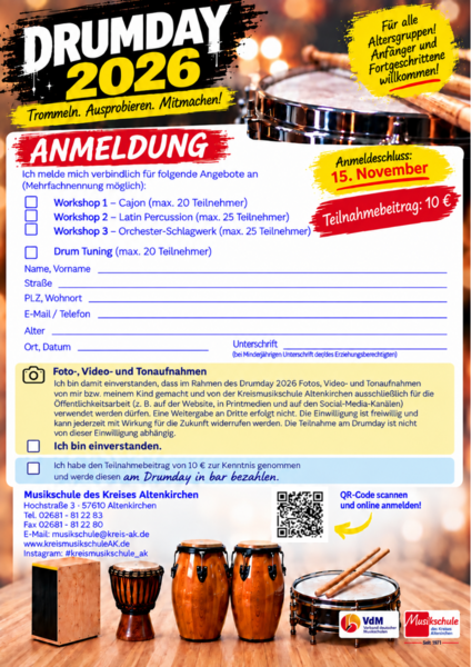 Drumday Flyer S. 1