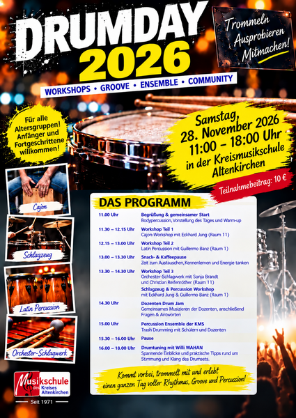 Drumday Flyer S. 2